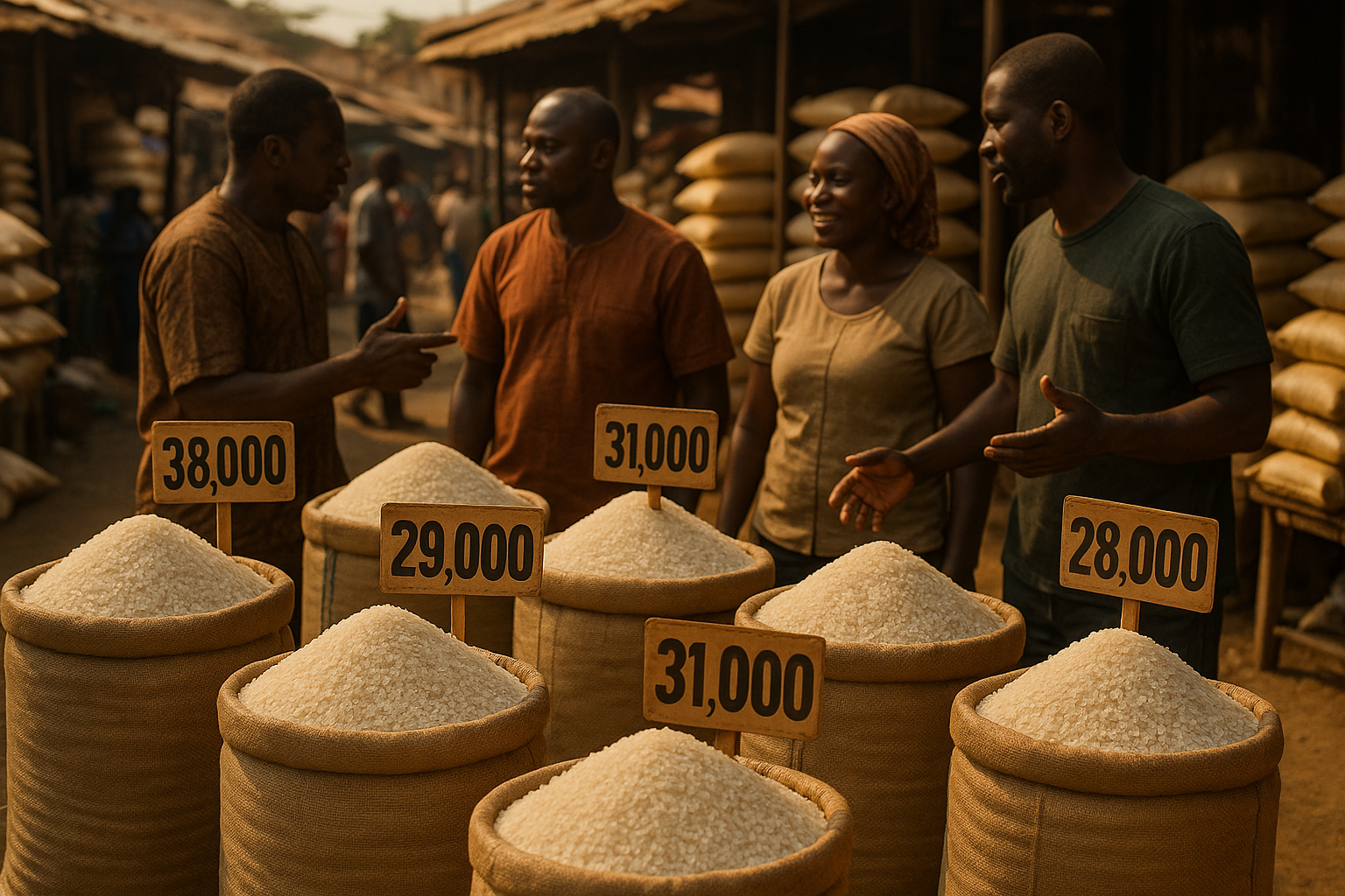 Read more about the article Rice Prices Drop in Lagos Markets: What’s Driving the Change?