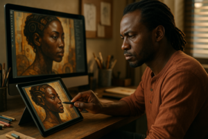 Read more about the article The Ethics of AI Art: Who Owns Machine-Generated Creativity?